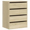  Kommode sonoma eik 60x41x76 cm konstruert tre