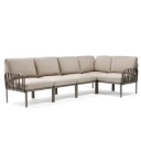 Nardi Komodo 5 hjørnesofa Tortora   Canvas Sunbrella