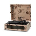 Crosley Voyager Blomstret Bluetooth Platespiller i Brun