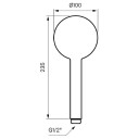 Tapwell Zdoc400 Orta CR Dusjhode Krom