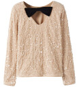 Name It Jet Stream Black Bow Nkfrusitta Ls Bue Bluse 116