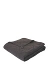 C'est Bon Plaid, Bomuld M/Hør Fryns Black C'est Bon ANTHRACITE 130X200CM