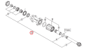 Shimano WH 6800 Akselsett Bak