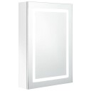  LED speilskap til bad blank hvit 50x13x70 cm