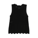 D.Exterior Dame Topper Svart M,