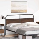  Hodegavl brun eik 160 cm stål og konstruert tre 8721158564368