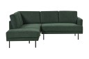 Deajna Hjørnesofa 4 seter   Grønn/Svart