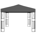 vidaXL Paviljong 3x3 m antrasitt stoff