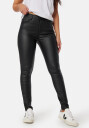 BUBBLEROOM High Waist Slim Coated Jeans Black 36