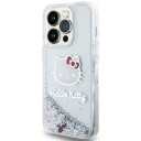 Hello Kitty Hkhcp13xlikhet Iphone 13 Pro Max 6.7" Silver/Silver Hardcase Liquid Glitter Charms Kitty Head