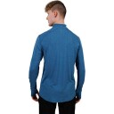 Workout Hillon Melange Midlayer Herre Blue Ashes XL