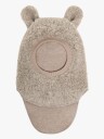 HUTTEliHUT Balaklava Ullteddy Med Ører Camel Melange 48