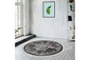 Alanur Home Matte 180 cm Rund - Grå/Hvit