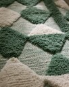 Oriental Grid Teppe 180x270 cm Grønn