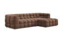 Elise 4 seters Sofa med Sjeselong Høyre   Brun
