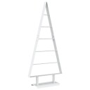 vidaXL Metall juletre KUOPIO 90 cm Stål Hvit