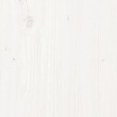 vidaXL Sengegavl hvit 151,5x3x81 cm heltre furu