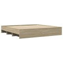  Sengeramme sonoma eik 200x200 cm konstruert tre 8721102856310
