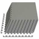 vidaXL Bassenggrunnmatte 12 pcs Grå 4,32 m² EVA Skum