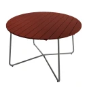 Grythyttan Stålmöbler 9A bord 120 cm Mørkerød / Varmgalvanisert
