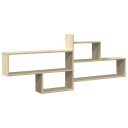  Vegghylle sonoma eik 167,5x18x68 cm konstruert tre