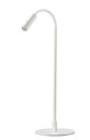 Flexi bordlampe 3W LED 2700 Kelvin Dimbar Hvit