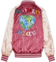 Molo Bomber Jakke   Haru   Dark Rose/Krem m. Broderi   Molo   6 år (116)   Overgangsjakke   Rosa