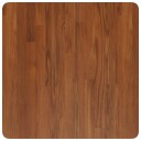  Firkantet bordplate mørkebrun 60x60x4 cm behandlet heltre eik 343076