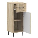 vidaXL Baderom Oppbevaringsskap HAARLEM Sonoma eik 30 x 31 x 80 cm