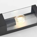 Lindby Tilian utendørs vegglampe, kantet, E27