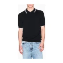 Armani Exchange Knit Polo Black M