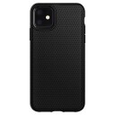 Spigen iPhone 11 Mobildeksel Liquid Air Matt Svart TPU