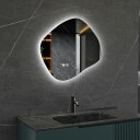 Baderomsspeil Lyfco med LED belysning 80x72 cm