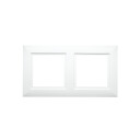 Soft Square, ramme 2xmodul, for Soft Square Downlight, hvit