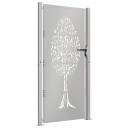 vidaXL Hageport 105x180 cm cortenstål tredesign