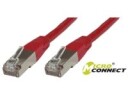 MicroConnect - Nettverkskabel - RJ-45 (hann) til RJ-45 (hann) - 15 m - FTP - CAT 6 - rød