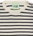 FUB Body I/e   Strikk   Ull   Ecru/Navy   FUB   68   Langermet Body Hvit Marineblå   62