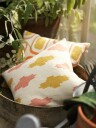 Chhatwal & Jonsson Ikat Agra Putetrekk 50x50 cm Rose/Spicy Yellow