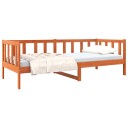  Sengestamme med hodegjerde Vokset Brun 80 x 200 cm Massiv furu