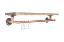 Vegghylle Ranae 60 cm   Valnøtt | Rosegull