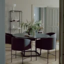 New Works Florence Bordplate Ø145cm Svartsbeist Ask