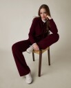 Lexington Clothing Knitted Hoodie   Burgundy   M