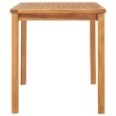 vidaXL Spisebord 120x70x77 cm heltre teak