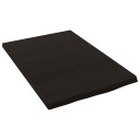 Benkeplate til bad mørkebrun 40x60x2 cm behandlet heltre