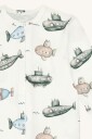 Hust & Claire bambus Mulle Submarine heldress   ivory   50