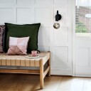 NORDLUX PACO VEGGLAMPE E27 SORT