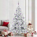  Kunstig sammensatt juletre med 300 LED med stativ 210 cm PVC