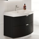 Macro Design Heart 2-skuff Servantskap med 600/800 Servant Hvit eik / 60x45cm