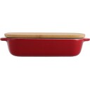 Kitchenaid Ovnsform med lokk 26x15,5x6,5 cm, rød