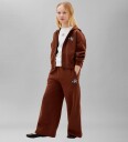 Calvin Klein Monologo Wide Leg Sweatpant   Brown   164